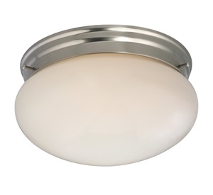 Boston Harbor Two Light Round Ceiling Fixture, 120 V, 60 W, 2-Lamp, A19 or CFL Lamp